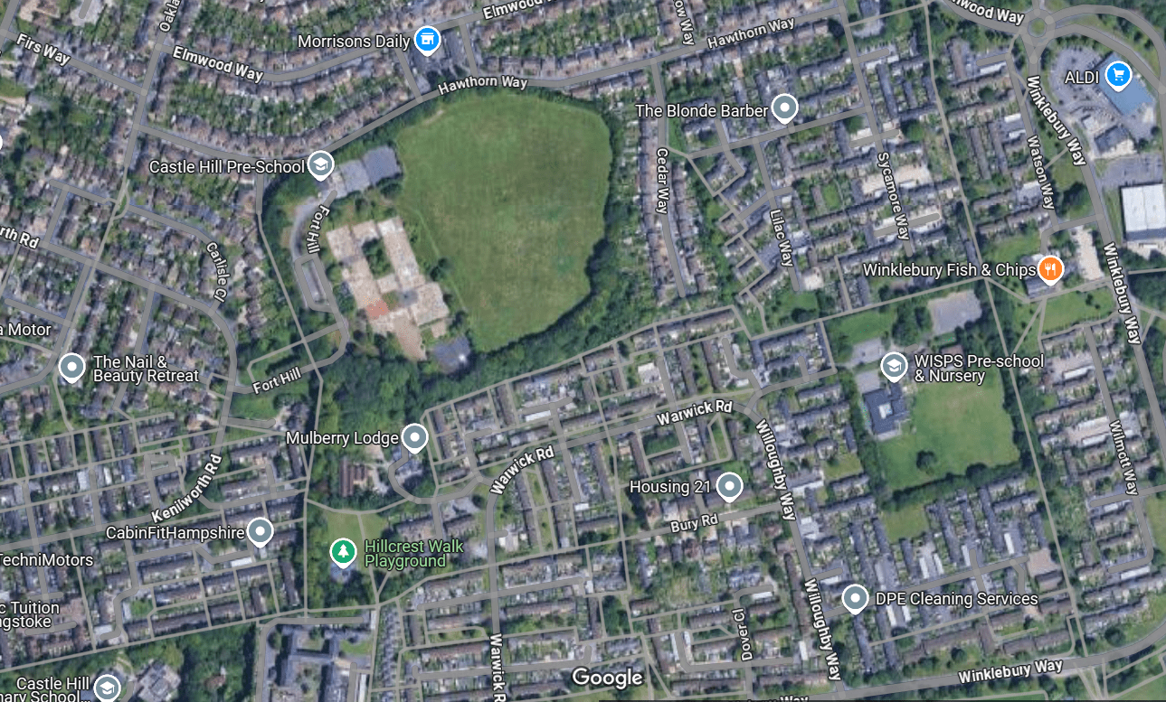 Winklebury Aerial View